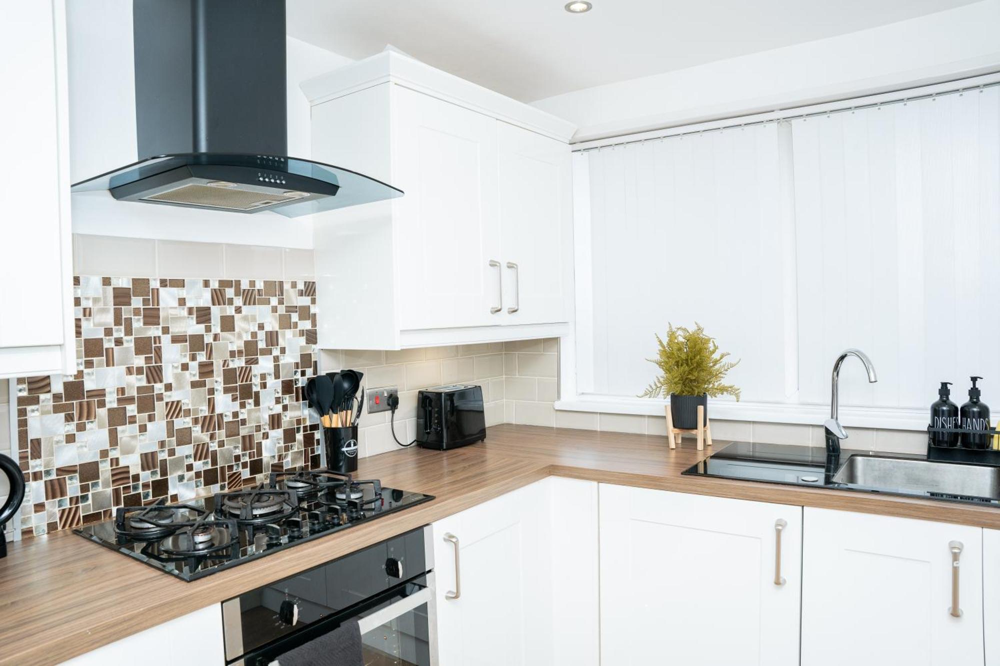 Willa Stylish 3 Bed House With Free Parking Leeds  Zewnętrze zdjęcie