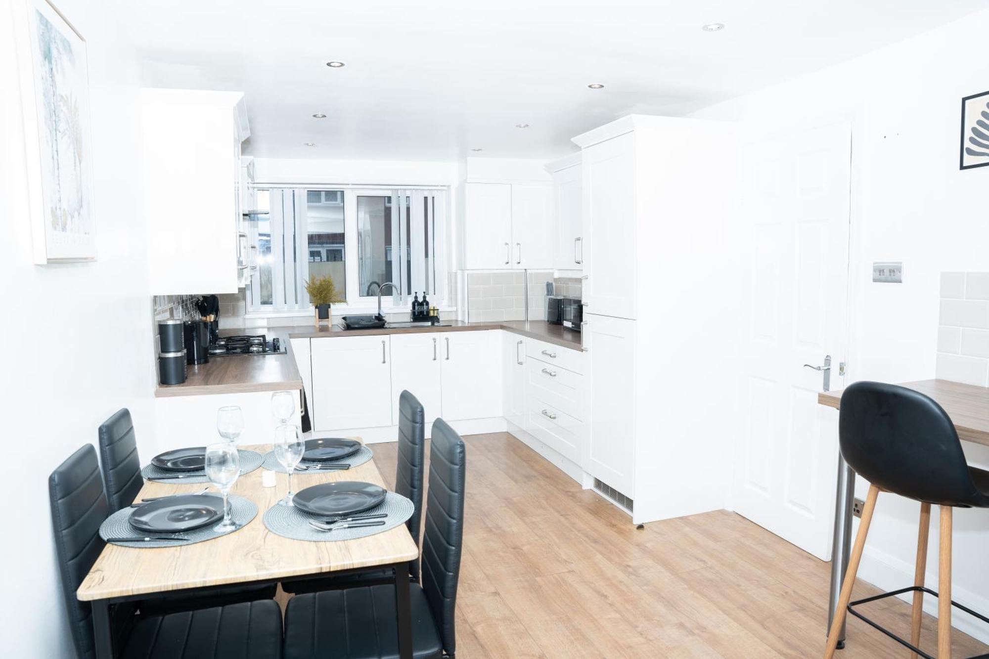 Willa Stylish 3 Bed House With Free Parking Leeds  Zewnętrze zdjęcie